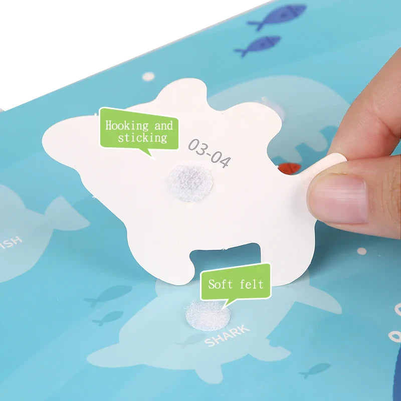 HKM-591059 Sensory Busy Book - Montessori Educational Toy for Early Learning in Toddlers and Preschoolers