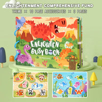 HKM-591059 Sensory Busy Book - Montessori Educational Toy for Early Learning in Toddlers and Preschoolers