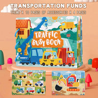 HKM-591059 Sensory Busy Book - Montessori Educational Toy for Early Learning in Toddlers and Preschoolers
