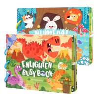 HKM-591059 Sensory Busy Book - Montessori Educational Toy for Early Learning in Toddlers and Preschoolers