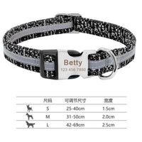 HKM-5910845 Durable Adjustable Dog Collar for Small, Medium, and Large Breeds
