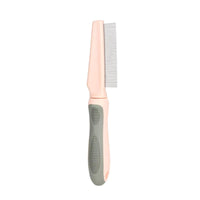 HKM-5912253 Pet Detangler Comb for Cats and Dogs - Shedding and Dematting Grooming Tool with Round Smooth Teeth