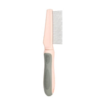 HKM-5912253 Pet Detangler Comb for Cats and Dogs - Shedding and Dematting Grooming Tool with Round Smooth Teeth