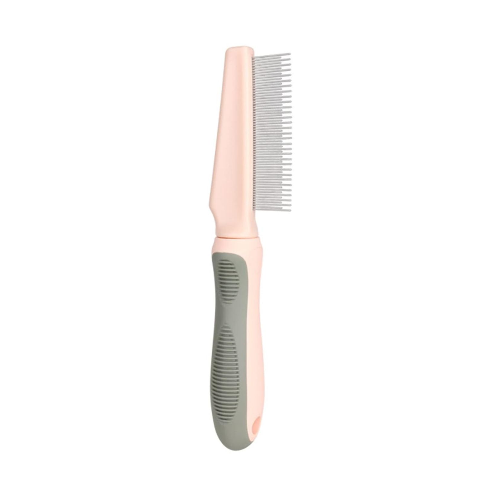 HKM-5912253 Pet Detangler Comb for Cats and Dogs - Shedding and Dematting Grooming Tool with Round Smooth Teeth