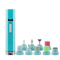 HKM-591251 9-in-1 Multifunctional Nail Polisher and Grooming Kit with Two-Speed Design