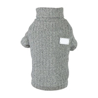 HKM-5912765 Thickened Acrylic Turtleneck Sweater for Pets - Fashionable Solid Color Design for Autumn and Winter
