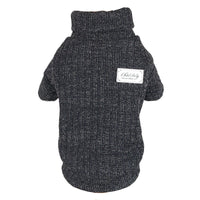 HKM-5912765 Thickened Acrylic Turtleneck Sweater for Pets - Fashionable Solid Color Design for Autumn and Winter