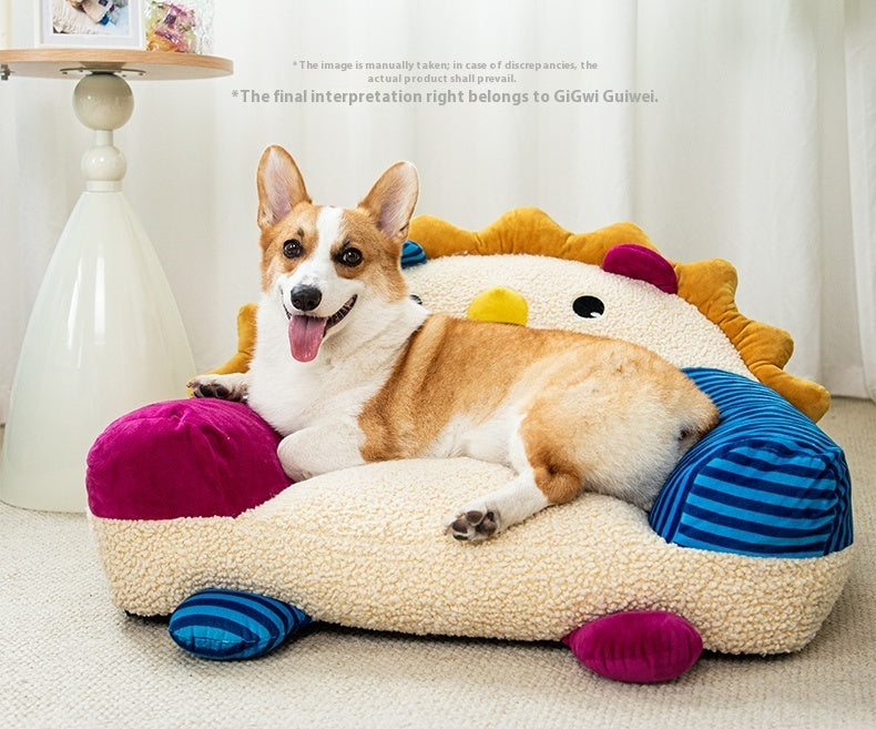 HKM-5913405 Removable and Washable Bedding Pads for Small and Medium Dogs in Pet Kennels
