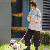 HKM-5914557 Towing Rope for Dogs ¨C Multifunctional Explosion-Proof Traction Rope, 2 Meters, Available in Pink, Blue, and Black
