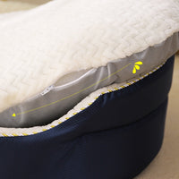 HKM-5914813 Court Nest Pet Sleeping Mat with Matching Pillow - Beige, Multiple Sizes