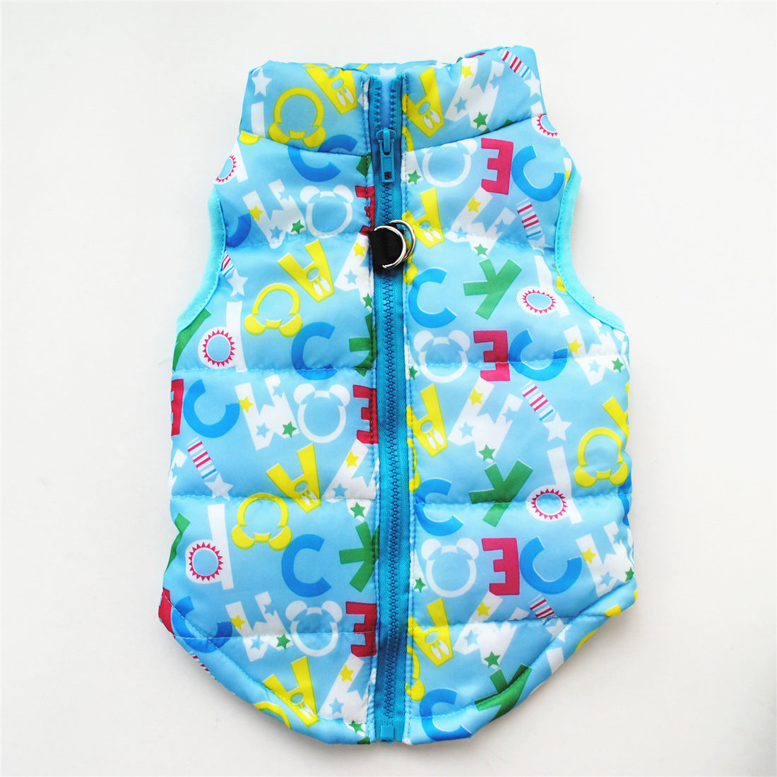 HKM-5915325 Thickened Cotton-Padded Winter Jacket for Dogs with Traction Buckle - Casual Vest in Multiple Sizes