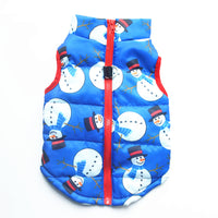 HKM-5915325 Thickened Cotton-Padded Winter Jacket for Dogs with Traction Buckle - Casual Vest in Multiple Sizes
