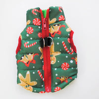 HKM-5915325 Thickened Cotton-Padded Winter Jacket for Dogs with Traction Buckle - Casual Vest in Multiple Sizes