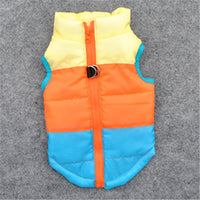 HKM-5915325 Thickened Cotton-Padded Winter Jacket for Dogs with Traction Buckle - Casual Vest in Multiple Sizes