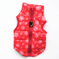 HKM-5915325 Thickened Cotton-Padded Winter Jacket for Dogs with Traction Buckle - Casual Vest in Multiple Sizes