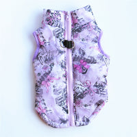 HKM-5915325 Thickened Cotton-Padded Winter Jacket for Dogs with Traction Buckle - Casual Vest in Multiple Sizes