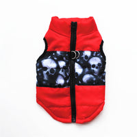 HKM-5915325 Thickened Cotton-Padded Winter Jacket for Dogs with Traction Buckle - Casual Vest in Multiple Sizes