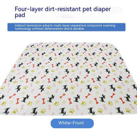 HKM-5916605 Pet Washable Reusable Polyester Urine Pads - Minimalist Print in Multiple Sizes (40x60, 70x80, 80x90cm)