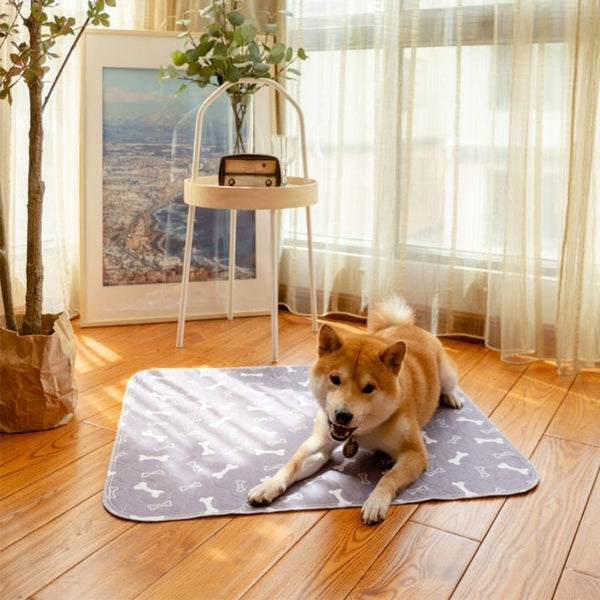 HKM-5916605 Pet Washable Reusable Polyester Urine Pads - Minimalist Print in Multiple Sizes (40x60, 70x80, 80x90cm)
