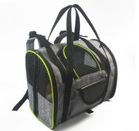 HKM-5916989 Pet Carrier Basket for Dogs and Cats, Multi-Functional 300D Frosted Leather, Foldable Design, Soft and Medium Hardness