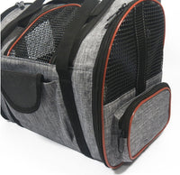 HKM-5916989 Pet Carrier Basket for Dogs and Cats, Multi-Functional 300D Frosted Leather, Foldable Design, Soft and Medium Hardness