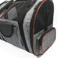 HKM-5916989 Pet Carrier Basket for Dogs and Cats, Multi-Functional 300D Frosted Leather, Foldable Design, Soft and Medium Hardness