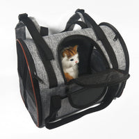 HKM-5916989 Pet Carrier Basket for Dogs and Cats, Multi-Functional 300D Frosted Leather, Foldable Design, Soft and Medium Hardness