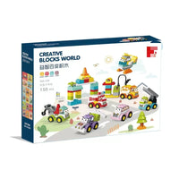 HKM-591763 Creative 6-in-1 Building Block Construction Set for Kids - Perfect for Hands-On Learning and Fun