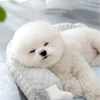 HKM-5918013 Big-Eyed Monster Design Breathable Pet Bed for Dogs and Cats - Non-Slip Summer Sleeping Pad for Home and Outdoor