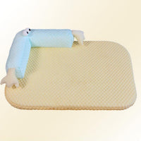 HKM-5918013 Big-Eyed Monster Design Breathable Pet Bed for Dogs and Cats - Non-Slip Summer Sleeping Pad for Home and Outdoor