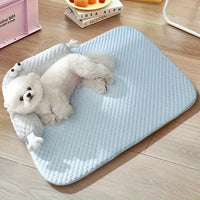HKM-5918013 Big-Eyed Monster Design Breathable Pet Bed for Dogs and Cats - Non-Slip Summer Sleeping Pad for Home and Outdoor