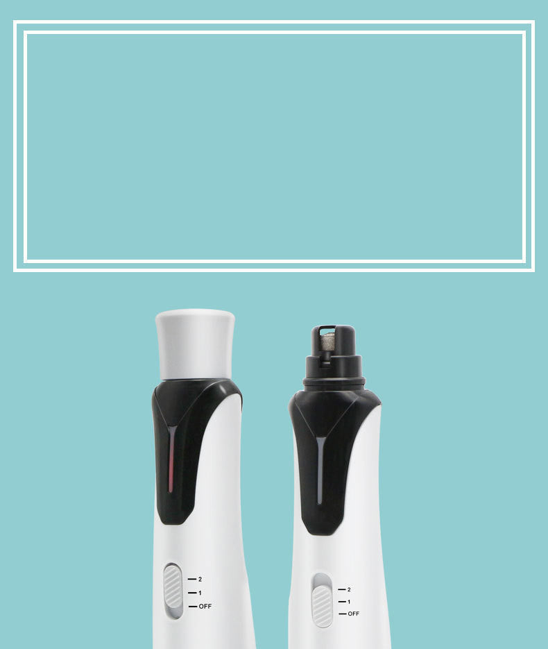 HKM-5918525 High-Power Electric Nail Polisher for Dogs and Cats - Rechargeable, Quiet Operation, Lightweight Design