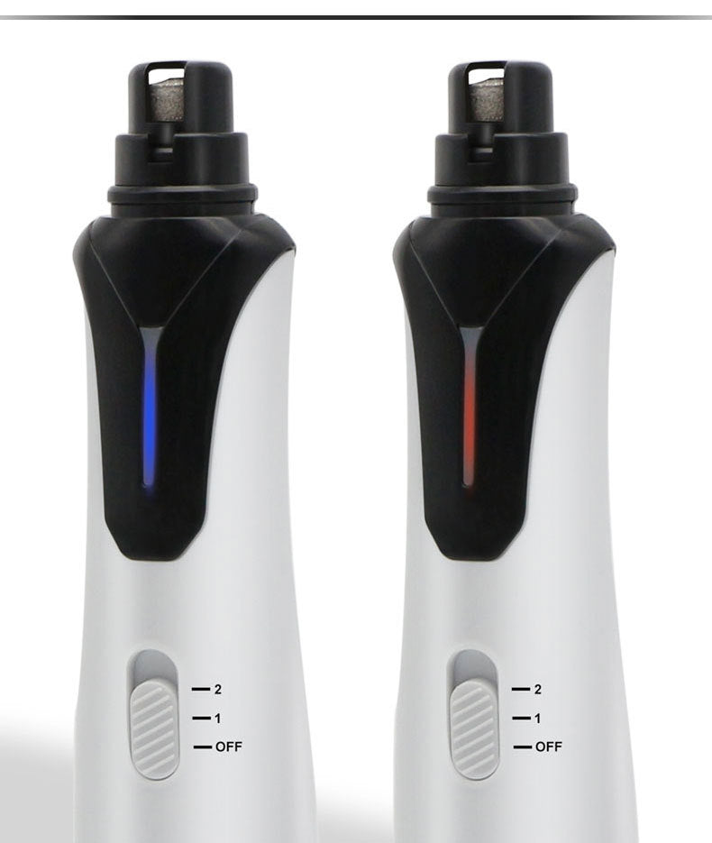 HKM-5918525 High-Power Electric Nail Polisher for Dogs and Cats - Rechargeable, Quiet Operation, Lightweight Design
