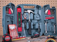 HKM-591955 Carbon Steel Tool Kit Set: Wrench, Screwdriver, and Ruler for Automotive and Handyman Use