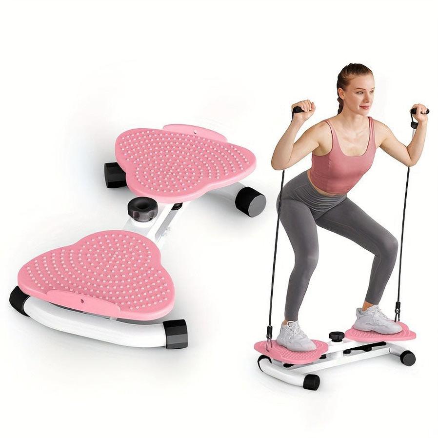 HKM-591955 Core Abdominal Trainer with Foot Massage Function, Noise-Free Home Gym Equipment for Effective Weight Loss
