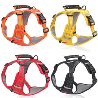 HKM-5919805 Reflective Vest-style Pet Harness with Explosion-proof Rope - 1.5M OxforD Cloth - Multiple Color Options