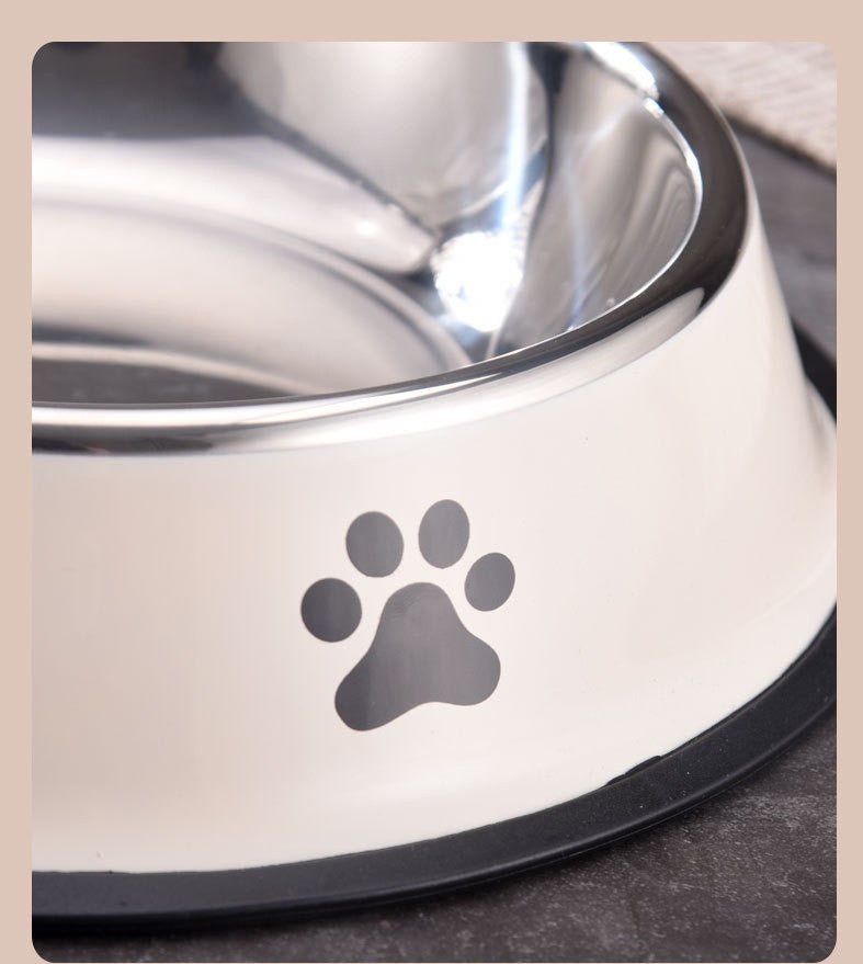 HKM-5920701 Stainless Steel Non-slip Cat and Dog Food Bowl in Multiple Sizes