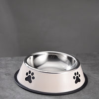 HKM-5920701 Stainless Steel Non-slip Cat and Dog Food Bowl in Multiple Sizes
