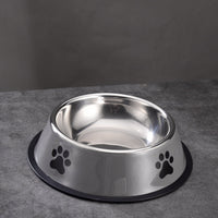 HKM-5920701 Stainless Steel Non-slip Cat and Dog Food Bowl in Multiple Sizes