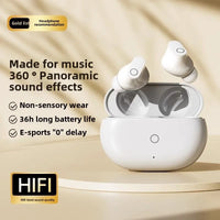 HKM-592083 Wireless In-Ear Earphones with LED Battery Indicator and Noise Cancellation, Compatible with iOS and Android