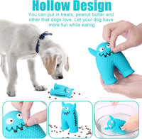 HKM-5921981 Durable Monster-Shaped Chew Toy for Aggressive Small Dogs with Teeth-Cleaning Slots