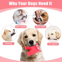 HKM-5921981 Durable Monster-Shaped Chew Toy for Aggressive Small Dogs with Teeth-Cleaning Slots