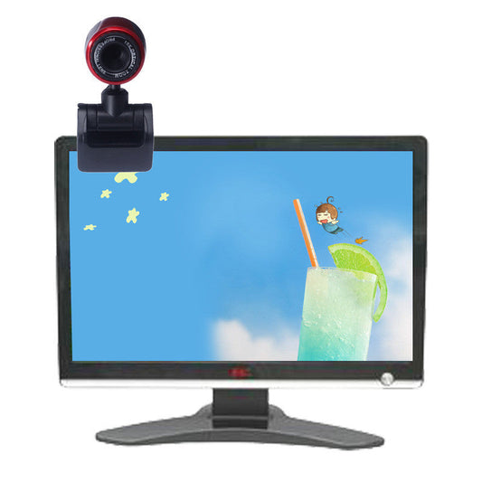 HKM-592275 High-Definition USB Webcam with Built-in Microphone for Desktop and Laptop Use