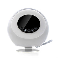 HKM-592275 LED Color Changing Bedside Lamp with Music Wake-Up Feature, Touch Switch, White Light, Battery Powered