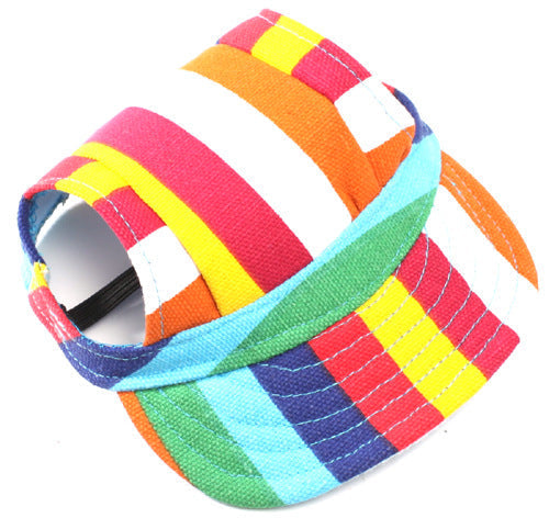 HKM-5922877 Camouflage Canvas Dog Sun Hat - Leisure Baseball Cap for Pets