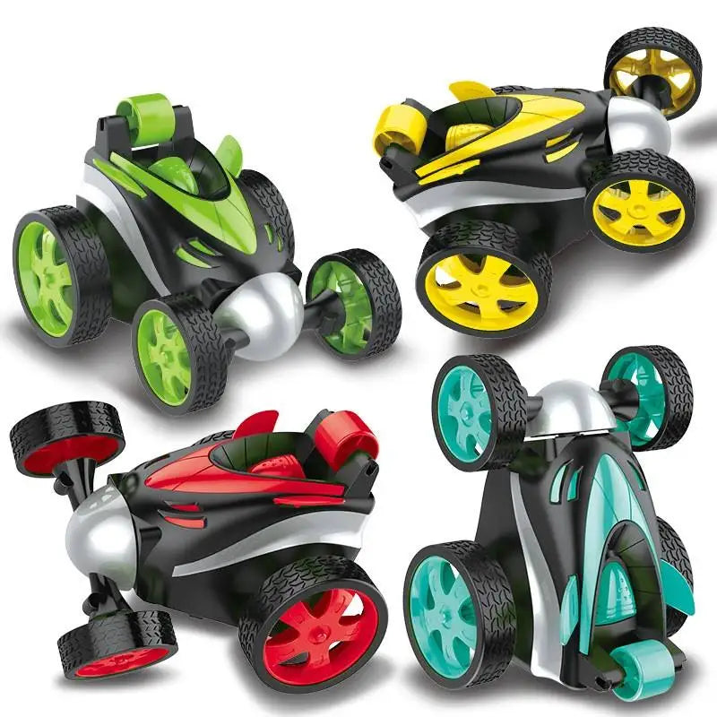 HKM-592339 Kids RC Rotating Stunt Car with Light - 2.4G Remote Control Tumbling Vehicle for Ages 5 and Up