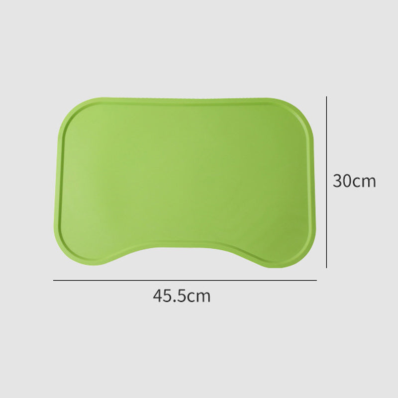 HKM-5923773 Waterproof Non-Slip Silicone Dog and Cat Feeding Mat with Raised Edges for Food and Water Bowls