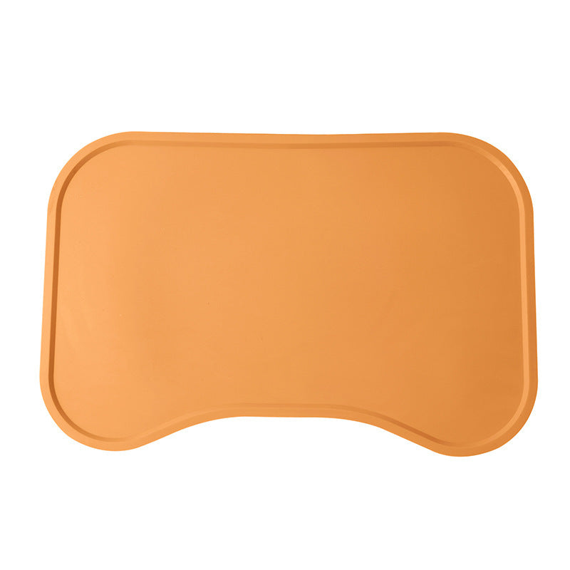 HKM-5923773 Waterproof Non-Slip Silicone Dog and Cat Feeding Mat with Raised Edges for Food and Water Bowls