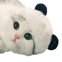 HKM-5925309 Adorable Panda Pet Hat - Wool, Sizes S, M, L for Cats and Teacup Dogs