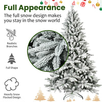 HKM-592531 6ft Artificial Pine Christmas Tree - 46 Inch Standing Design, No Lights, Indoor/Outdoor Use